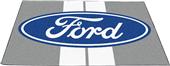 Fan Mats Ford Oval w/Stripes Ulti-Mat Rug 60"x96" Fan Mats Ford Oval w/Stripes Ulti-Mat Rug 60"x96"