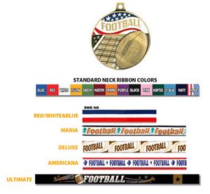 Hasty Awards Football Medal M-750F