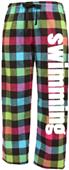 Image Sport Swimming Plaid Flannel Pants Image Sport Swimming Plaid Flannel Pants
