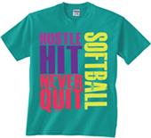 Image Sport Softball Hustle Hit T-Shirt