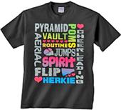 Image Sport Cheer Glitter Words T-Shirt Image Sport Cheer Glitter Words T-Shirt