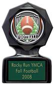 Hasty Awards 5" or 6" Football Black Ice Trophy
