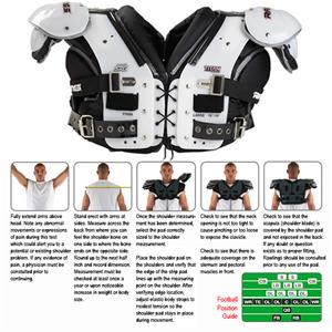 Rawlings Titan Pro TTN56 Football Shoulder Pads