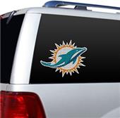 NFL Miami Dolphins Auto Diecut Window Film NFL Miami Dolphins Auto Diecut Window Film
