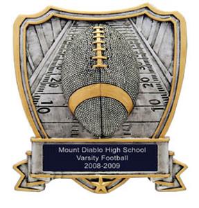 Football Shield Resin Trophys Trophies RESIN-SHF