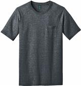 District Made Men's Tri-Blend Pocket Tee Shirt
