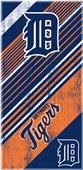 Northwest MLB Detroit Tigers Diagonal Beach Towels