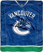 Northwest NHL Canucks Raschel Jersey Plush Throw Northwest NHL Canucks Raschel Jersey Plush Throw