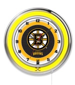 Holland NHL Boston Bruins 19" Neon Logo Clock Holland NHL Boston Bruins 19" Neon Logo Clock