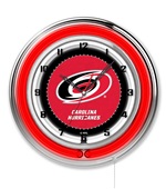 Holland NHL Carolina Hurricane 19" Neon Logo Clock Holland NHL Carolina Hurricane 19" Neon Logo Clock
