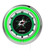 Holland NHL Dallas Stars 19" Neon Logo Clock Holland NHL Dallas Stars 19" Neon Logo Clock