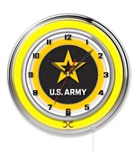 Holland United States Army Neon 19" Clock Holland United States Army Neon 19" Clock