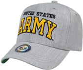 Heather Grey Army Military Cap Heather Grey Army Military Cap