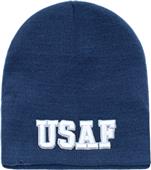 Air Force Text Classic Military Work Beanie