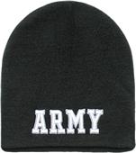 Army Text Classic Military Work Beanie