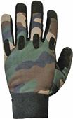 Military Camo Woodland Tactical Gloves