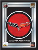 Holland Corvette C6 Red/Grey Design Logo Mirror Holland Corvette C6 Red/Grey Design Logo Mirror