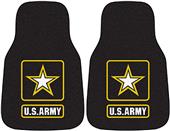 Fan Mats US Army Carpet Car Mat 2pc Set
