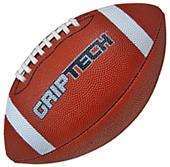 Brown GripTech JR Football Stitched Deluxe Rubber