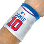 Fan Band MLB Atlanta Brave Chipper Jones Wristband