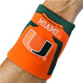 Fan Band NCAA Univ Miami Football Wristband