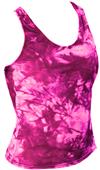 Cheerleaders MVP Tie Dye Racer Back Top-Closeout