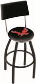 Eastern Washington Swivel Back Bk/Chrome Bar Stool Eastern Washington Swivel Back Bk/Chrome Bar Stool