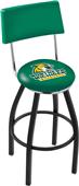 Northern Michigan U Swivel Back Blk/Chrm Bar Stool Northern Michigan U Swivel Back Blk/Chrm Bar Stool
