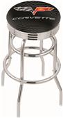 Holland Corvette C6 Ribbed Double-Ring Bar Stool Holland Corvette C6 Ribbed Double-Ring Bar Stool