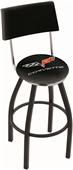 Corvette C6 Swivel Back Black or Chrome Bar Stool Corvette C6 Swivel Back Black or Chrome Bar Stool