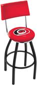 Carolina Hurricanes Swivel Back Blk/Chrm Bar Stool