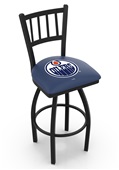 NHL Edmonton Oilers Jailhouse Swivel Bar Stool NHL Edmonton Oilers Jailhouse Swivel Bar Stool