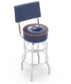 NHL Edmonton Oilers Double-Ring Back Bar Stool NHL Edmonton Oilers Double-Ring Back Bar Stool