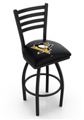 NHL Pittsburgh Penguins Ladder Swivel Bar Stool NHL Pittsburgh Penguins Ladder Swivel Bar Stool