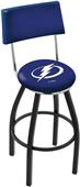 Tampa Bay Lightning Swivel Back Blk/Chrm Bar Stool Tampa Bay Lightning Swivel Back Blk/Chrm Bar Stool