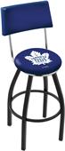 Toronto Maple Leafs Swivel Back Blk/Chrm Bar Stool Toronto Maple Leafs Swivel Back Blk/Chrm Bar Stool