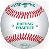 Diamond Batting Practice Low Seam Baseballs Diamond Batting Practice Low Seam Baseballs