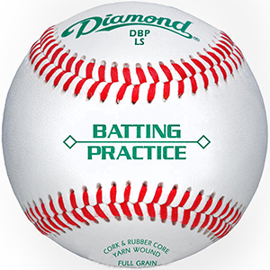 Diamond Batting Practice Low Seam Baseballs - Baseball Equipment & Gear