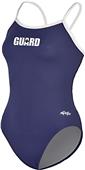 Varsity Solid String Back Lifeguard Swimwear