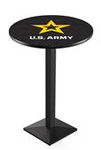 Holland United States Army Square Base Pub Table Holland United States Army Square Base Pub Table