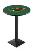 Holland NHL Minnesota Wild Square Base Pub Table Holland NHL Minnesota Wild Square Base Pub Table