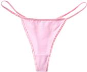 Bella+Canvas Womens Cotton Spandex Thong Bikini Bella+Canvas Womens Cotton Spandex Thong Bikini