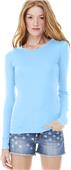 Bella+Canvas Womens Sheer Mini Rib Long Sleeve Tee