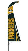 BSI NFL Green Bay Packers Feather Flag