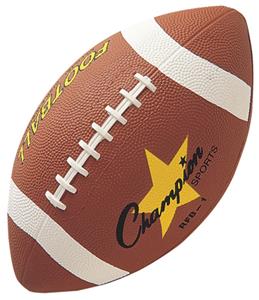Champion Sports Official Size Rubber Footballs