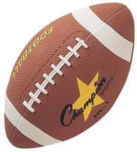Champion Sports Pee Wee Size Rubber Footballs