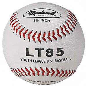 Markwort LT85 8.5" Leather Cover Baseballs-Youth