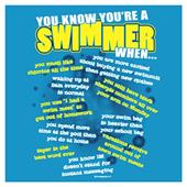 Image Sport You Know You're a Swimmer...T-Shirt Image Sport You Know You're a Swimmer...T-Shirt