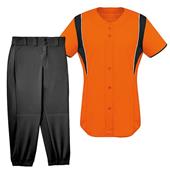 Womens Faux Front Softball Jersey Uniform Kits Womens Faux Front Softball Jersey Uniform Kits