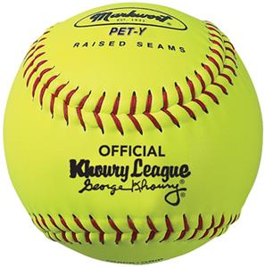 Markwort 10" Yellow Khoury League Softballs-Youth